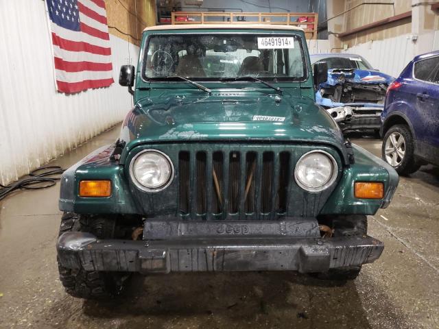 1J4FY29P3XP409734 - 1999 JEEP WRANGLER / SE GREEN photo 5