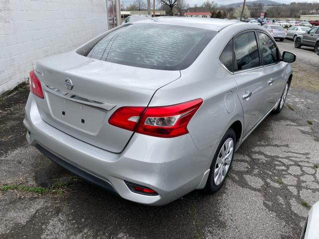 3N1AB7AP5KY405009 - 2019 NISSAN SENTRA S SILVER photo 4