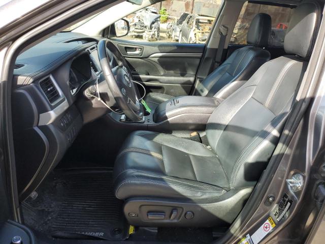 5TDKZRFHXJS531298 - 2018 TOYOTA HIGHLANDER SE GRAY photo 7