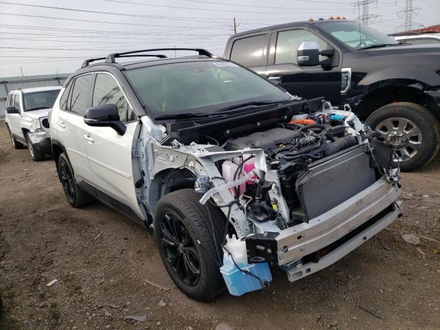 JTME6RFV7ND534401 - 2022 TOYOTA RAV4 XSE WHITE photo 4