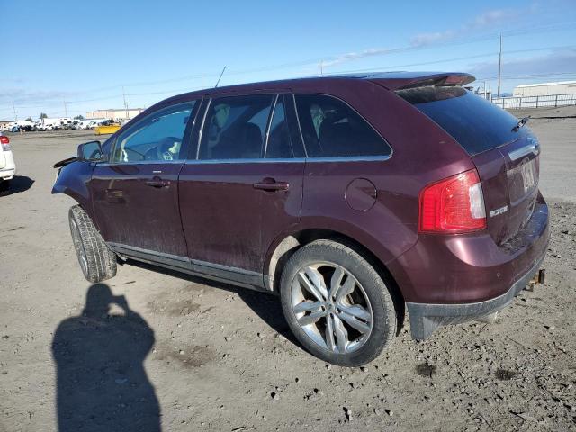 2FMDK4KC0BBA53952 - 2011 FORD EDGE LIMITED BURGUNDY photo 2