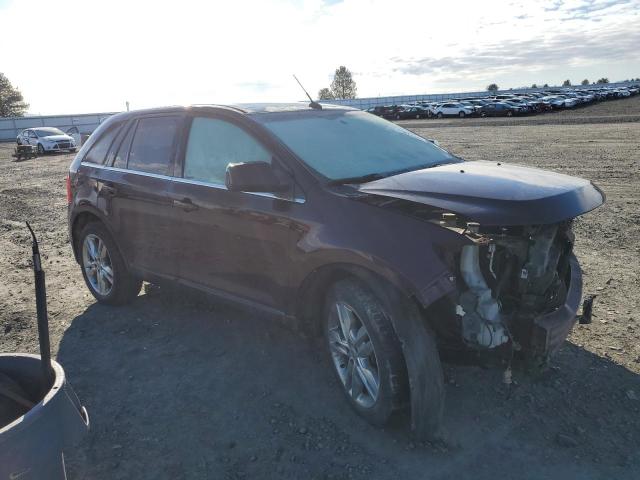 2FMDK4KC0BBA53952 - 2011 FORD EDGE LIMITED BURGUNDY photo 4