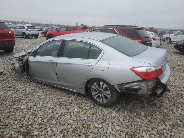 1HGCR2F31DA033204 - 2013 HONDA ACCORD LX SILVER photo 2