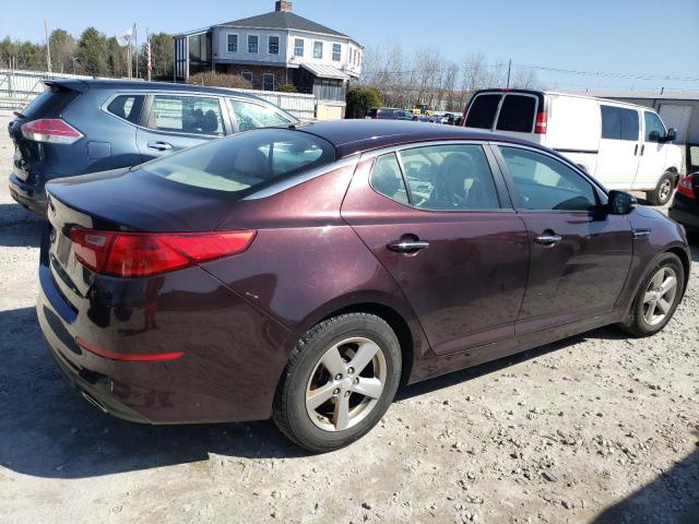 5XXGM4A74EG297737 - 2014 KIA OPTIMA LX BURGUNDY photo 3