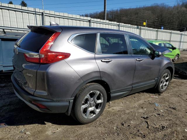 7FARW2H80JE032207 - 2018 HONDA CR-V EXL GRAY photo 3