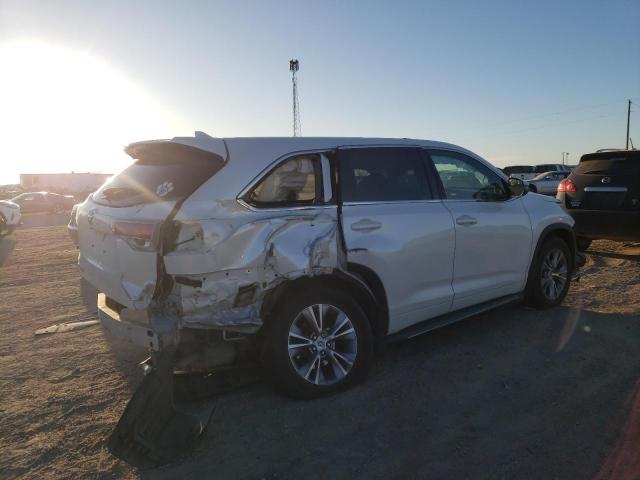 5TDZKRFH6FS095611 - 2015 TOYOTA HIGHLANDER LE WHITE photo 3