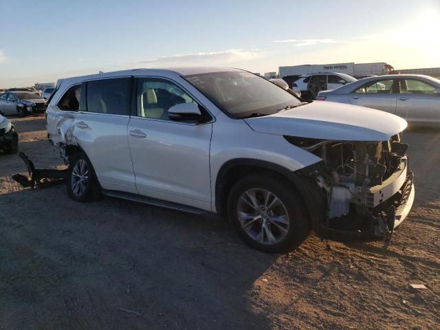 5TDZKRFH6FS095611 - 2015 TOYOTA HIGHLANDER LE WHITE photo 4