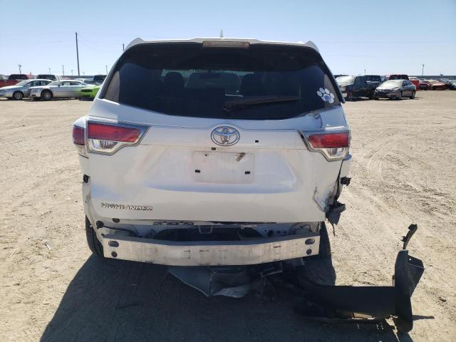 5TDZKRFH6FS095611 - 2015 TOYOTA HIGHLANDER LE WHITE photo 6