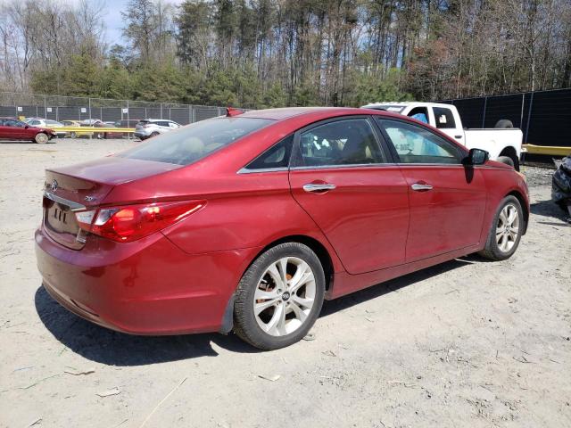 5NPEC4AC4DH656689 - 2013 HYUNDAI SONATA SE BURGUNDY photo 3