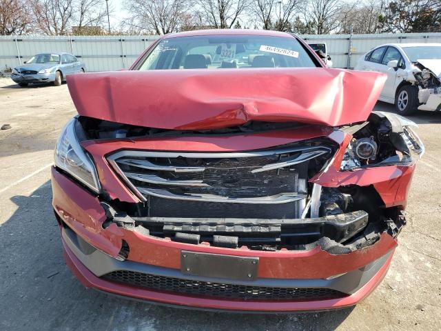 5NPE34AF3GH352056 - 2016 HYUNDAI SONATA SPORT RED photo 5