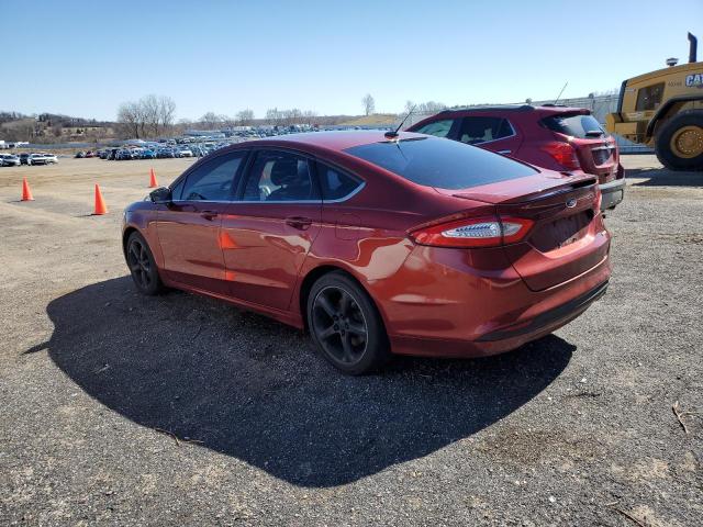 3FA6P0HD4ER378235 - 2014 FORD FUSION SE ORANGE photo 2