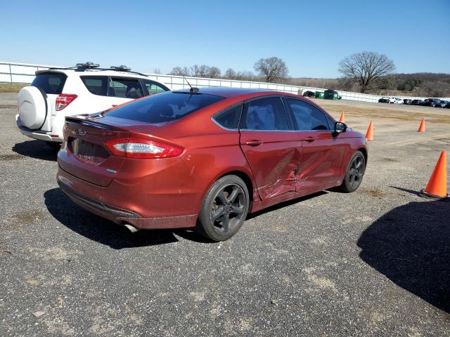 3FA6P0HD4ER378235 - 2014 FORD FUSION SE ORANGE photo 3