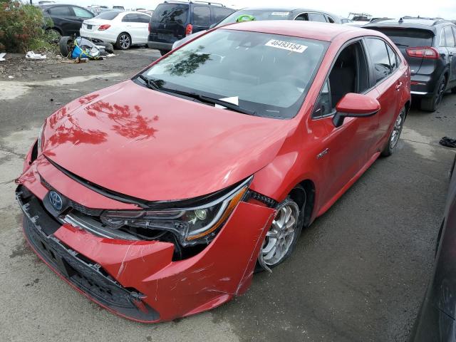 JTDEAMDE7MJ016504 - 2021 TOYOTA COROLLA LE RED photo 1