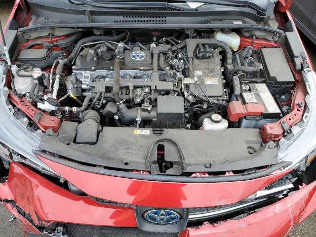 JTDEAMDE7MJ016504 - 2021 TOYOTA COROLLA LE RED photo 11