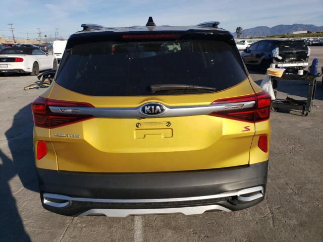 KNDEU2AA4M7174941 - 2021 KIA SELTOS S YELLOW photo 6