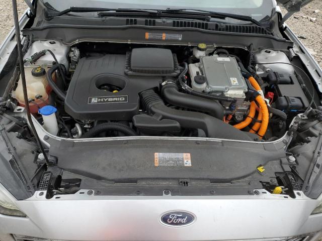 3FA6P0LU4KR272130 - 2019 FORD FUSION SE SILVER photo 11