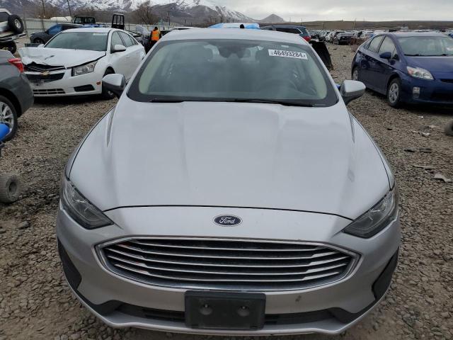 3FA6P0LU4KR272130 - 2019 FORD FUSION SE SILVER photo 5