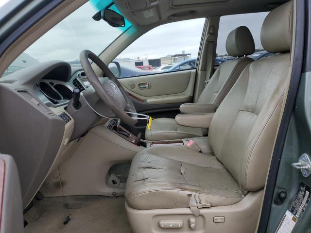 JTEDP21A360124719 - 2006 TOYOTA HIGHLANDER LIMITED GREEN photo 7