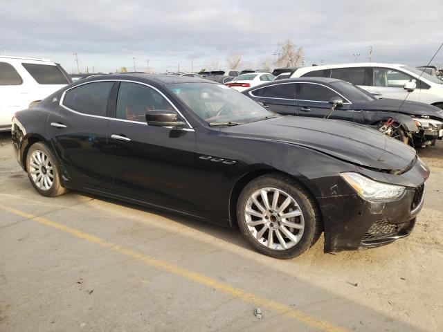 ZAM57XSA6E1082152 - 2014 MASERATI GHIBLI BLACK photo 4