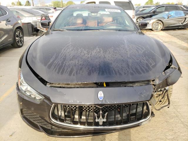 ZAM57XSA6E1082152 - 2014 MASERATI GHIBLI BLACK photo 5