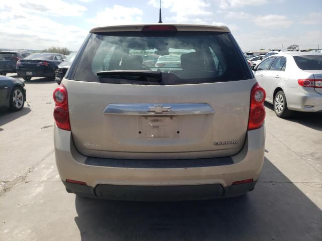 2GNALBEK0C1325068 - 2012 CHEVROLET EQUINOX LS BEIGE photo 6