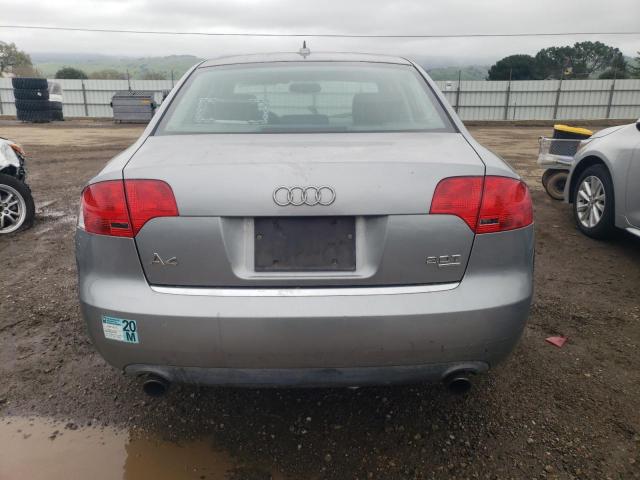 WAUDF78E97A056562 - 2007 AUDI A4 2.0T QUATTRO GRAY photo 6