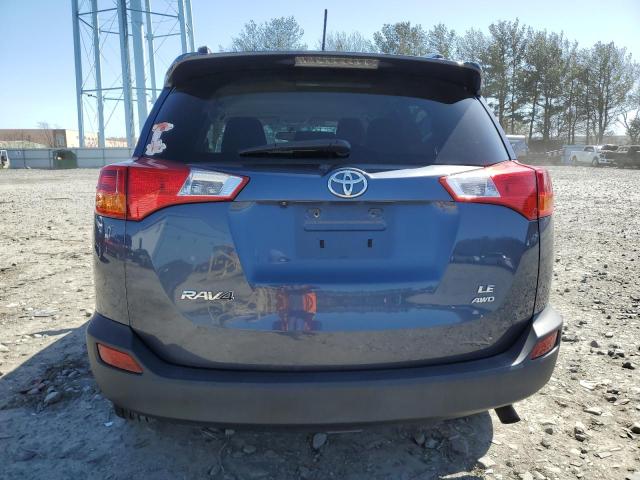 2T3BFREV6DW011862 - 2013 TOYOTA RAV4 LE BLUE photo 6