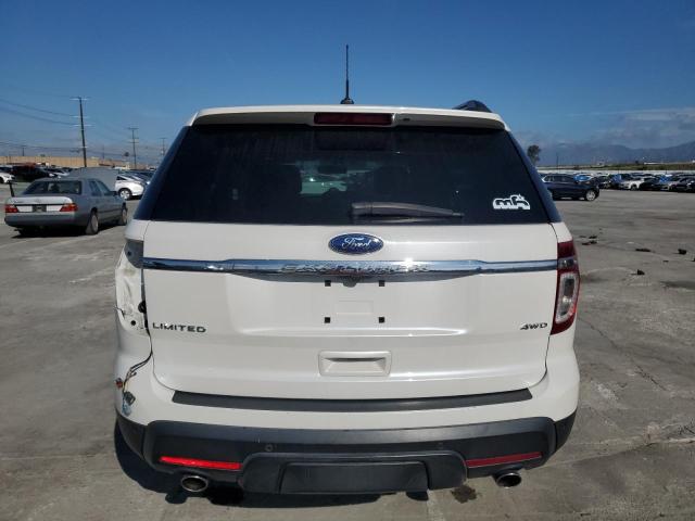 1FMHK8F82BGA93487 - 2011 FORD EXPLORER LIMITED WHITE photo 6