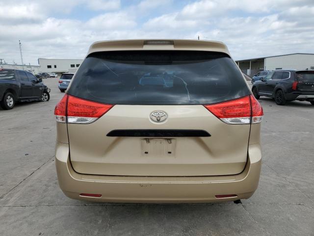 5TDKA3DC1BS008832 - 2011 TOYOTA SIENNA BASE TAN photo 6