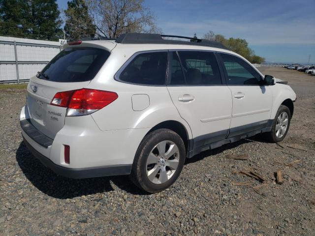 4S4BRDKC7B2438160 - 2011 SUBARU OUTBACK 3.6R LIMITED WHITE photo 3