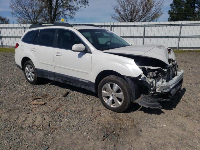 4S4BRDKC7B2438160 - 2011 SUBARU OUTBACK 3.6R LIMITED WHITE photo 4