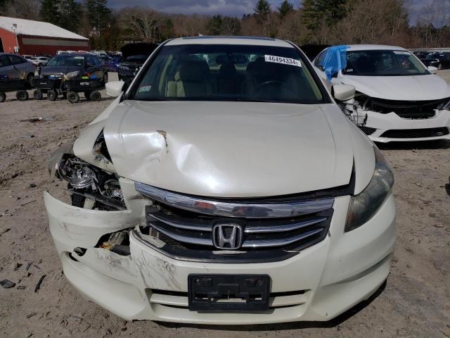 1HGCP3F88BA003749 - 2011 HONDA ACCORD EXL WHITE photo 5