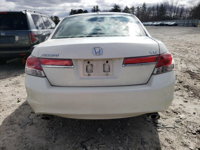 1HGCP3F88BA003749 - 2011 HONDA ACCORD EXL WHITE photo 6