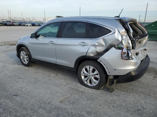 2HKRM4H79DH668487 - 2013 HONDA CR-V EXL SILVER photo 2