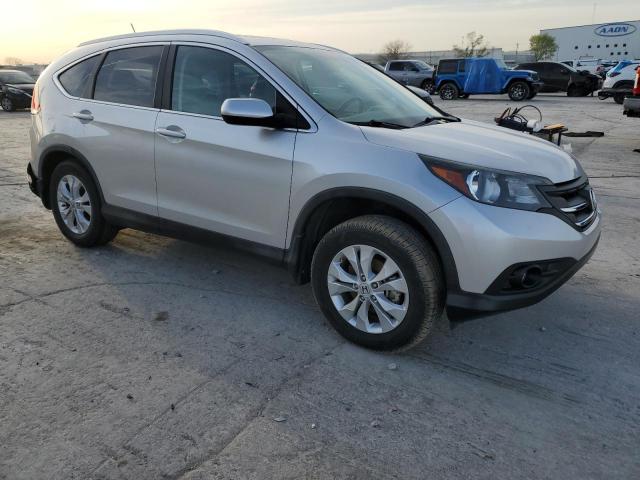 2HKRM4H79DH668487 - 2013 HONDA CR-V EXL SILVER photo 4