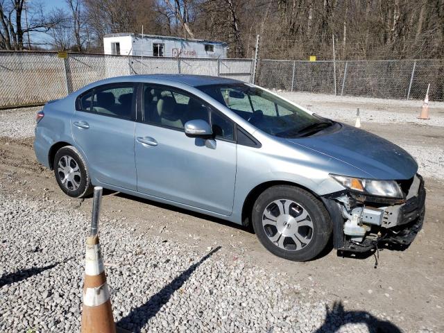 19XFB4F28DE000314 - 2013 HONDA CIVIC HYBRID SILVER photo 4