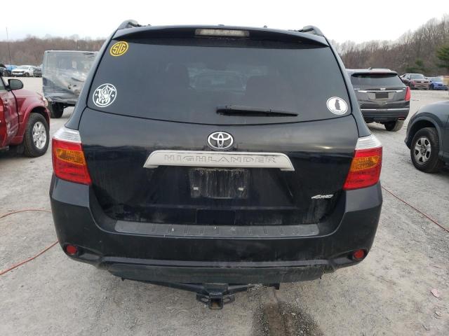 5TDBK3EH7AS034129 - 2010 TOYOTA HIGHLANDER BLACK photo 6