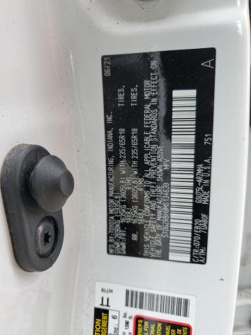 5TDGZRBH8MS134639 - 2021 TOYOTA HIGHLANDER XLE WHITE photo 12