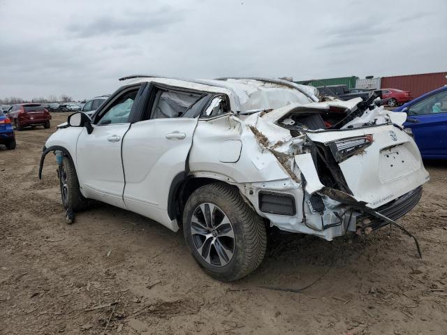 5TDGZRBH8MS134639 - 2021 TOYOTA HIGHLANDER XLE WHITE photo 2
