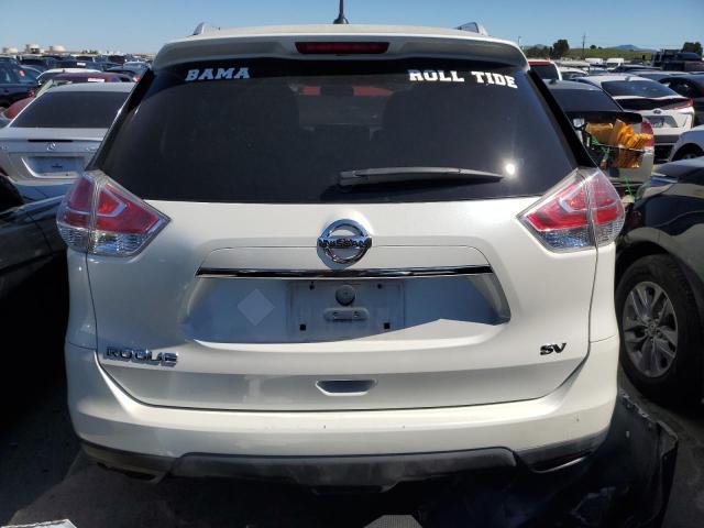 KNMAT2MTXGP598238 - 2016 NISSAN ROGUE S WHITE photo 6