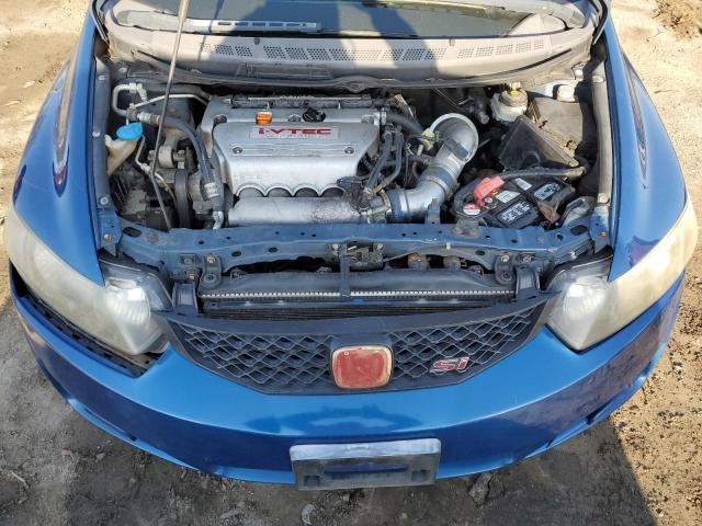 2HGFG21569H700496 - 2009 HONDA CIVIC SI BLUE photo 11