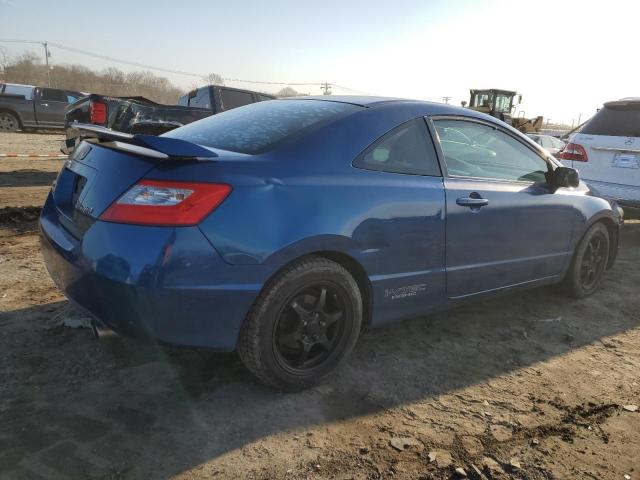 2HGFG21569H700496 - 2009 HONDA CIVIC SI BLUE photo 3