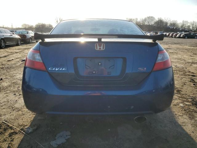 2HGFG21569H700496 - 2009 HONDA CIVIC SI BLUE photo 6