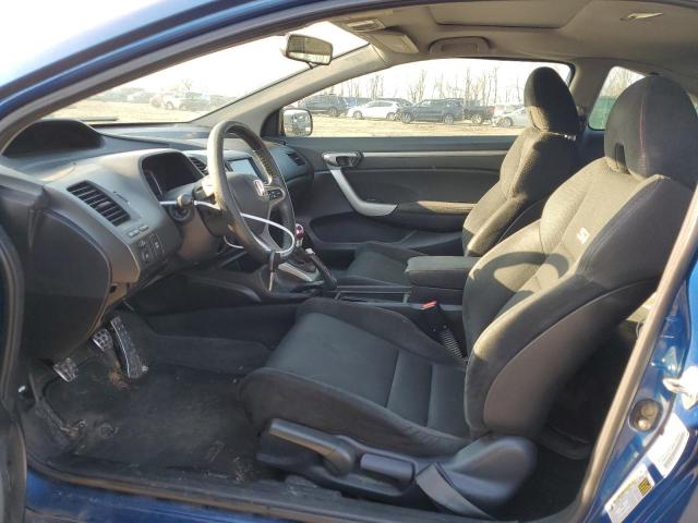 2HGFG21569H700496 - 2009 HONDA CIVIC SI BLUE photo 7