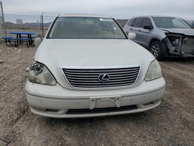 JTHBN36FX40166358 - 2004 LEXUS LS 430 WHITE photo 5