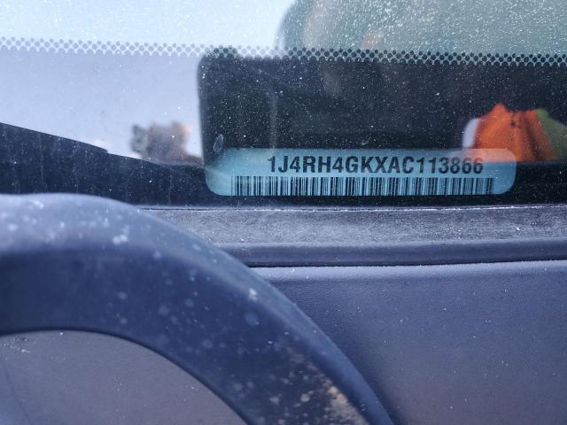 1J4RH4GKXAC113866 - 2010 JEEP COMMANDER SPORT Silber Foto 13