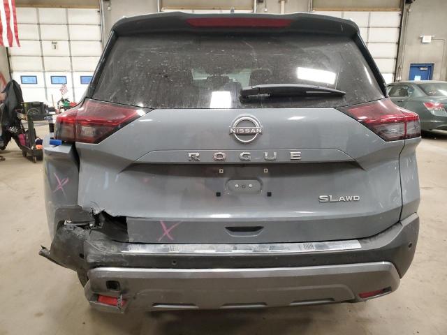 5N1BT3CBXNC708983 - 2022 NISSAN ROGUE SL GRAY photo 6