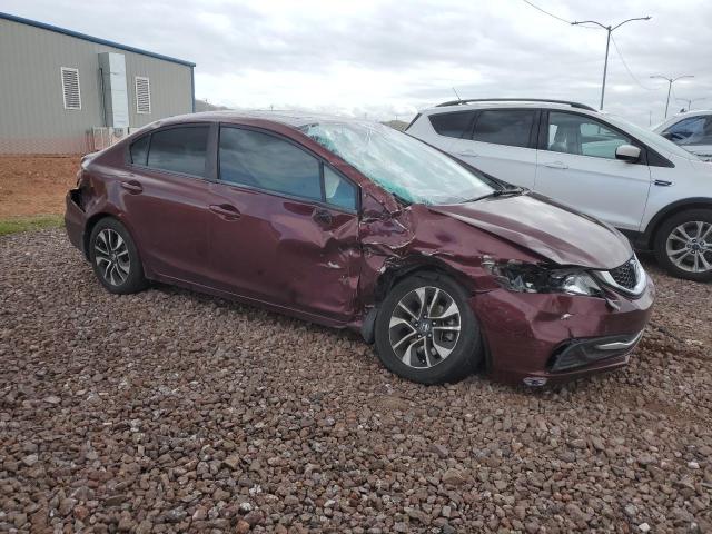 2HGFB2F85DH540301 - 2013 HONDA CIVIC EX BURGUNDY photo 4