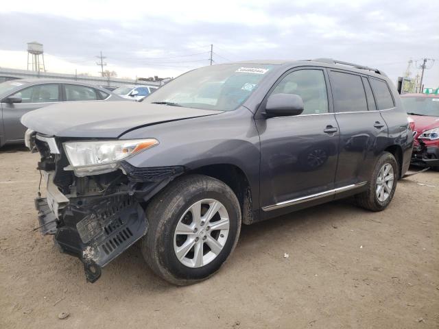 5TDBK3EH4BS084696 - 2011 TOYOTA HIGHLANDER BASE GRAY photo 1