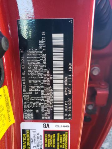 4T3ZA3BB0CU062471 - 2012 TOYOTA VENZA LE RED photo 13